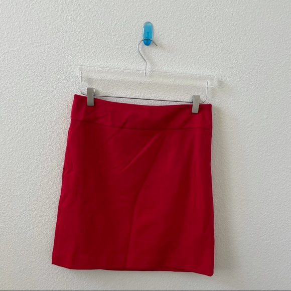 Banana Republic Red Mini Skirt - Picture 2 of 6